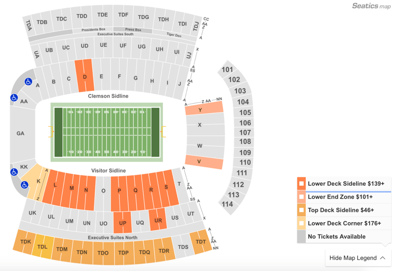 How To Find The Cheapest Clemson vs Wake Forest Tickets